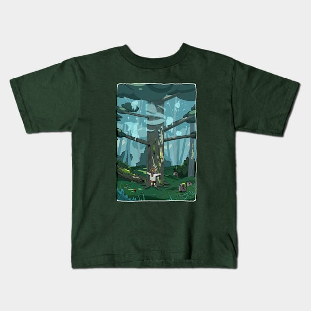 Child of nature Kids T-Shirt by SevenTeenArt